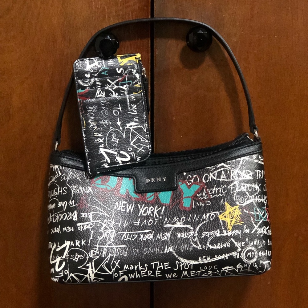 DKNY Shoulder clutch with wallet